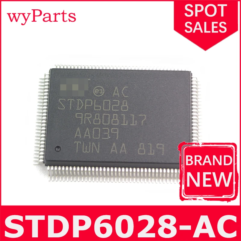 

New/1Pcs STDP6028-AC QFP128 STMicroelectronics Triple input LCD controller for WSXGA+ and WUXGA applications