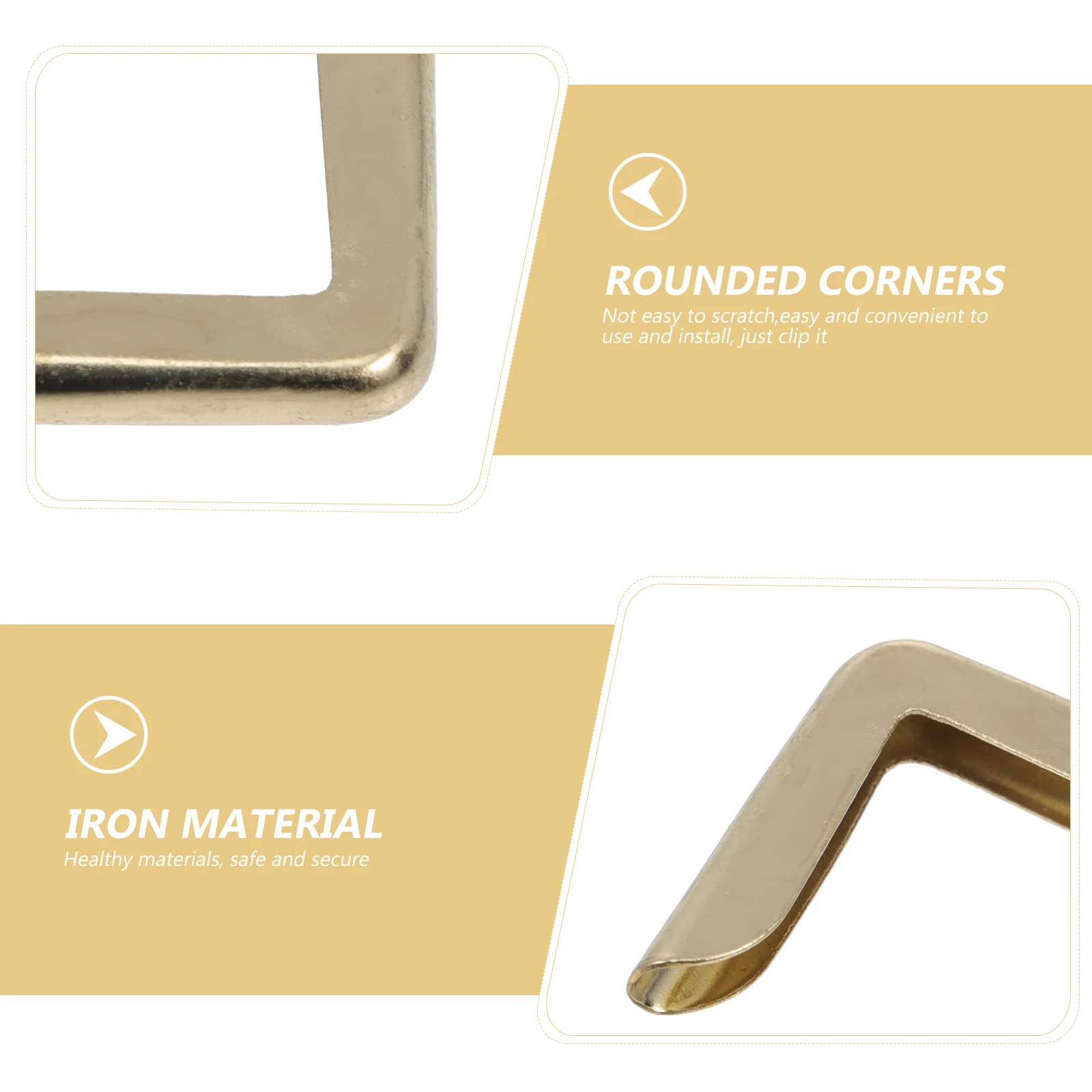 

50Pcs Book Corner Protectors Metal Vintage Iron Cover Album Scrapbooking Notebook Corner Cover Book Corners Protection Corners