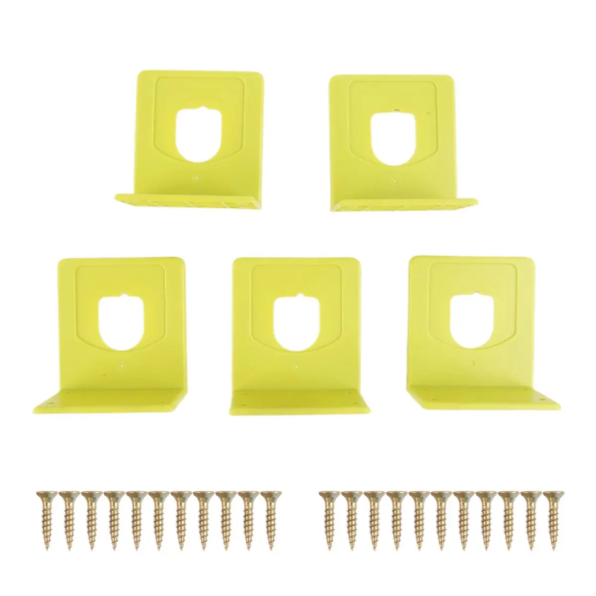 A50U 5Packs Battery Holder for 18v Battery, Wall Mount Holder with Screws for Battery P102 P103 P104 P105 P107