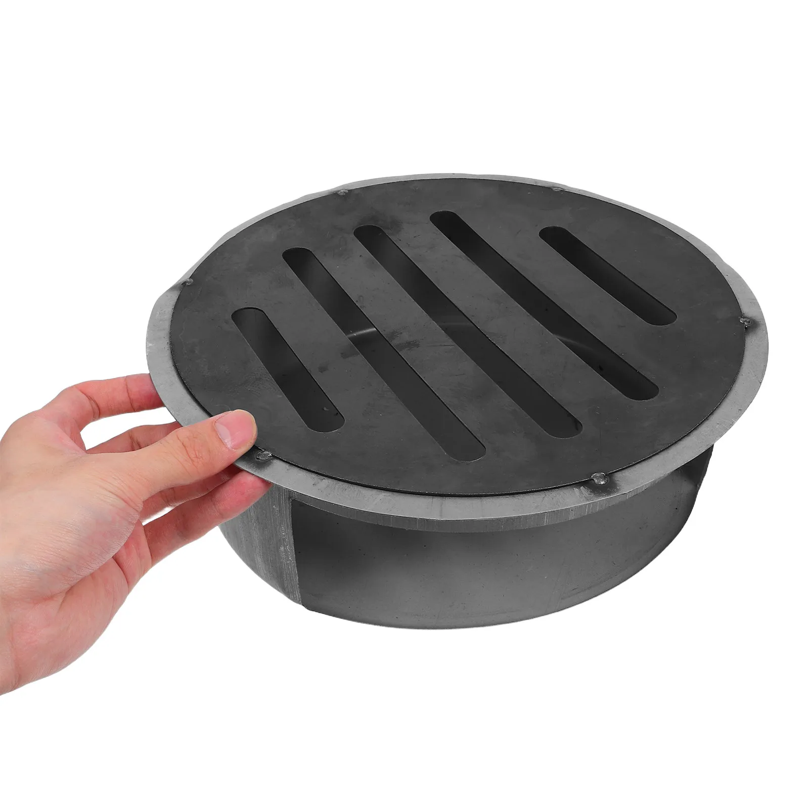 

Круглая сетчатая корзина для золы для дровяной печи, костровой чаши, камина, гриля, безопасный аксессуар для хранения золы на открытом воздухе