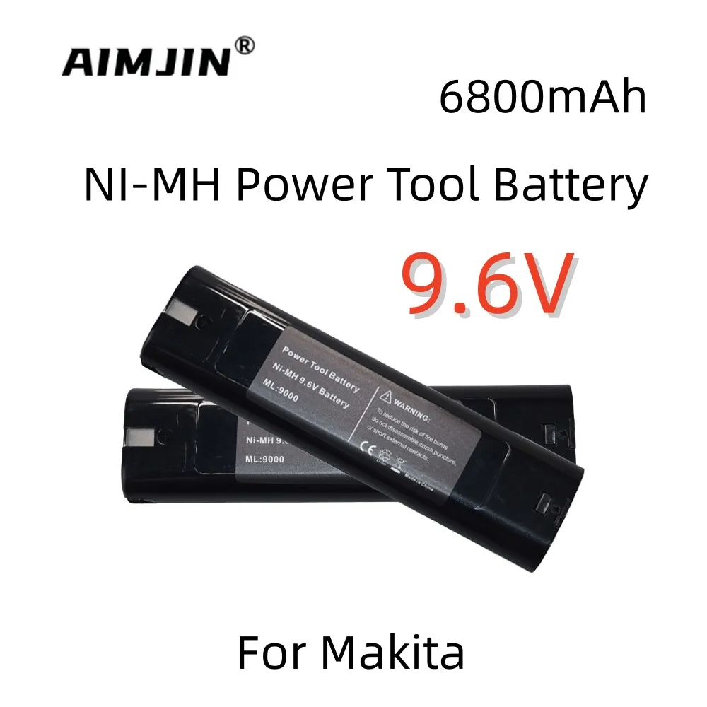 9.6V 3000mAh/4000mAh/5000mAh wymienne elektronarzędzia bateria do narzędzi Makita Mak 6095D 9000 9001 9002 9033 9034 632007-4 Ni-CD