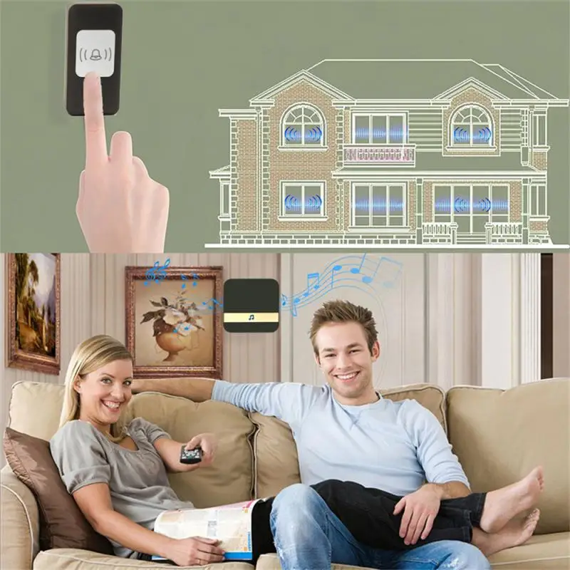 1/2PCS Tuya Video Doorbell WiFi Outdoor Door Bell Waterproof IP65 Battery Intercom Smart Home Alexa Wireless Door Phone