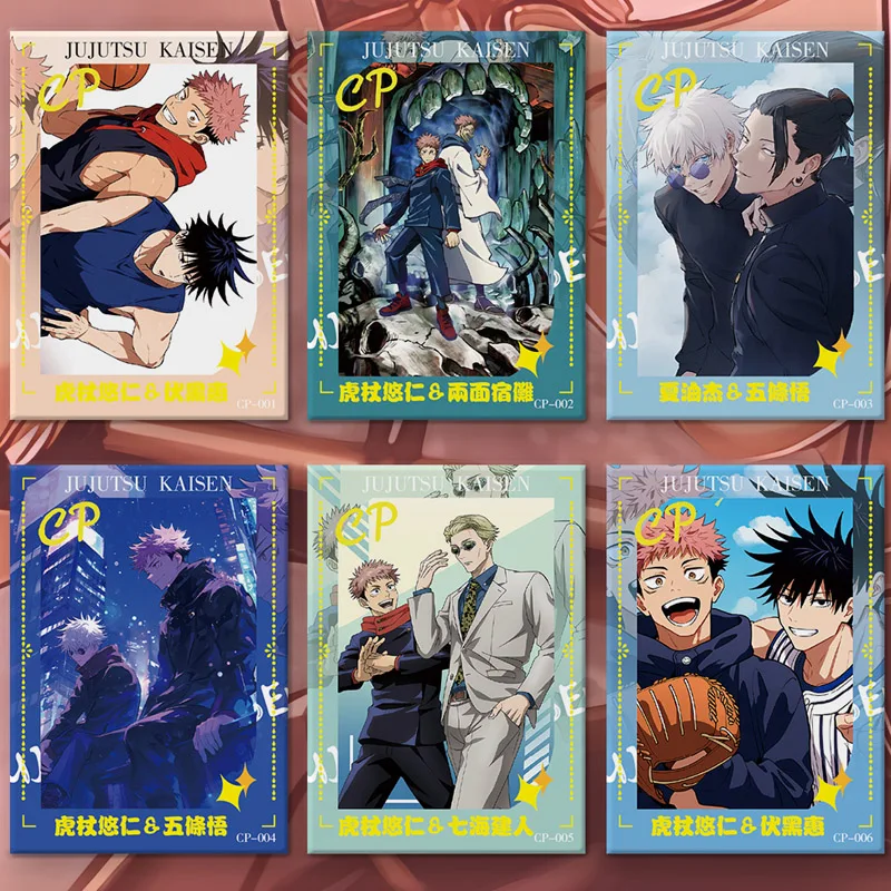 Jujutsu Kaisen Collection Card Kuka Window Glue Film Ssp Sp Puzzle Card Board Games For Children Booster Box Anime Games Cards