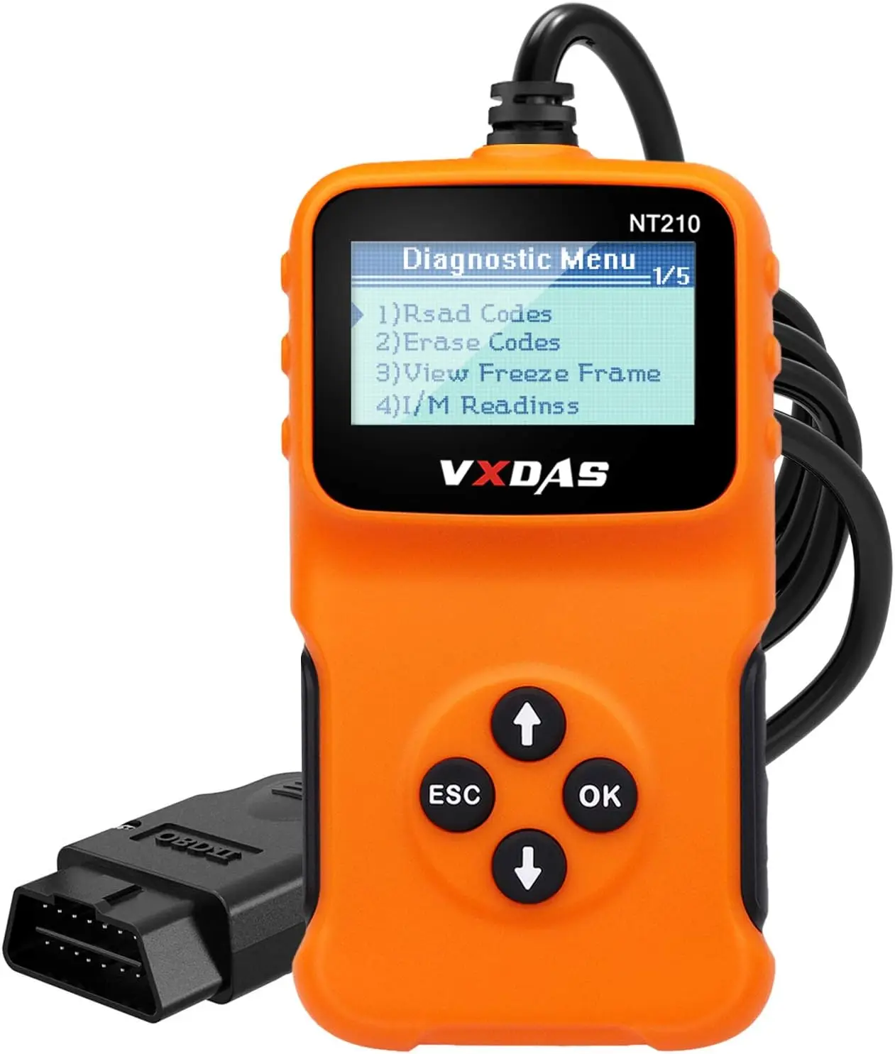 

OBD2 Scanner, Car Diagnostic Tool for Cars & Trucks, Universal Code Reader for All CAN Vehicles After 1996