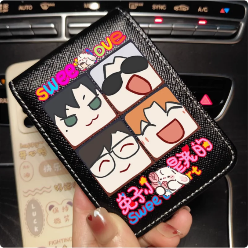 Anime Light and Night Sariel Charlie Fashion Wallet PU Purse Card Cash Holder Bag Cosplay Gift B1880