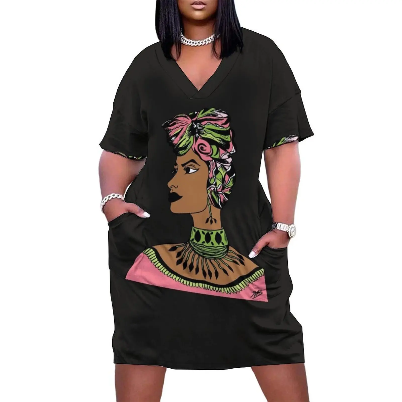 

Wear Your Crown - AKA Queen Loose Pocket Dress Bride dresses birthday dress