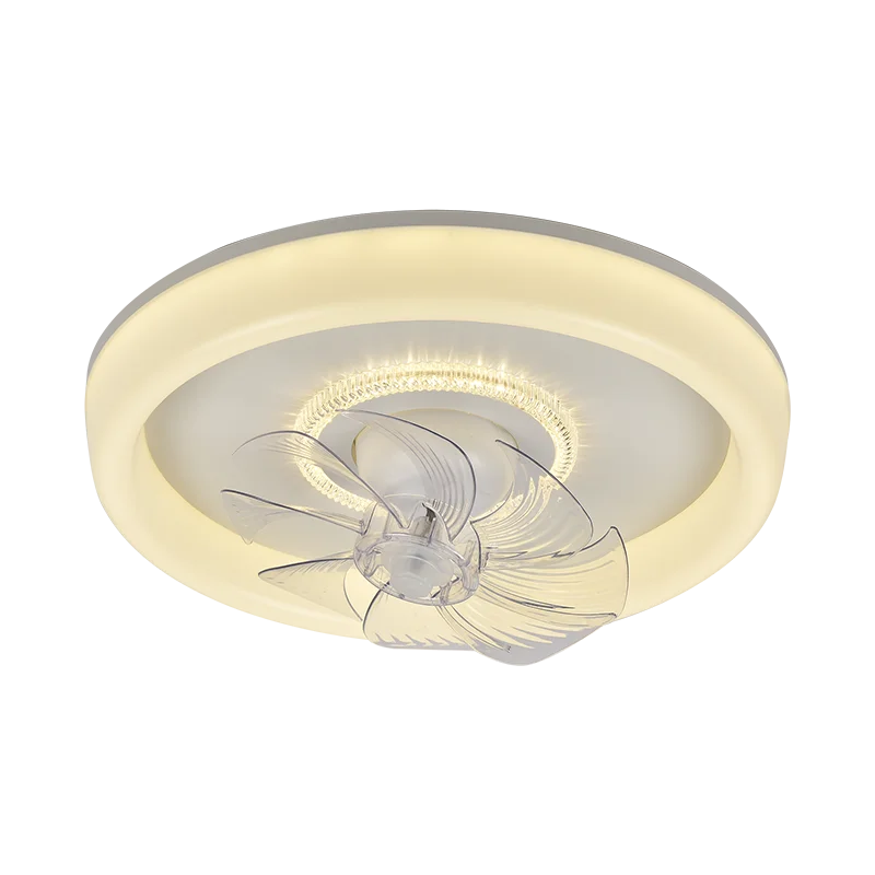 Ceiling Fan Light Living Room Invisible Scandinavian Ceiling Fan Restaurant Bedroom Simple Modern LED Ceiling Fans light
