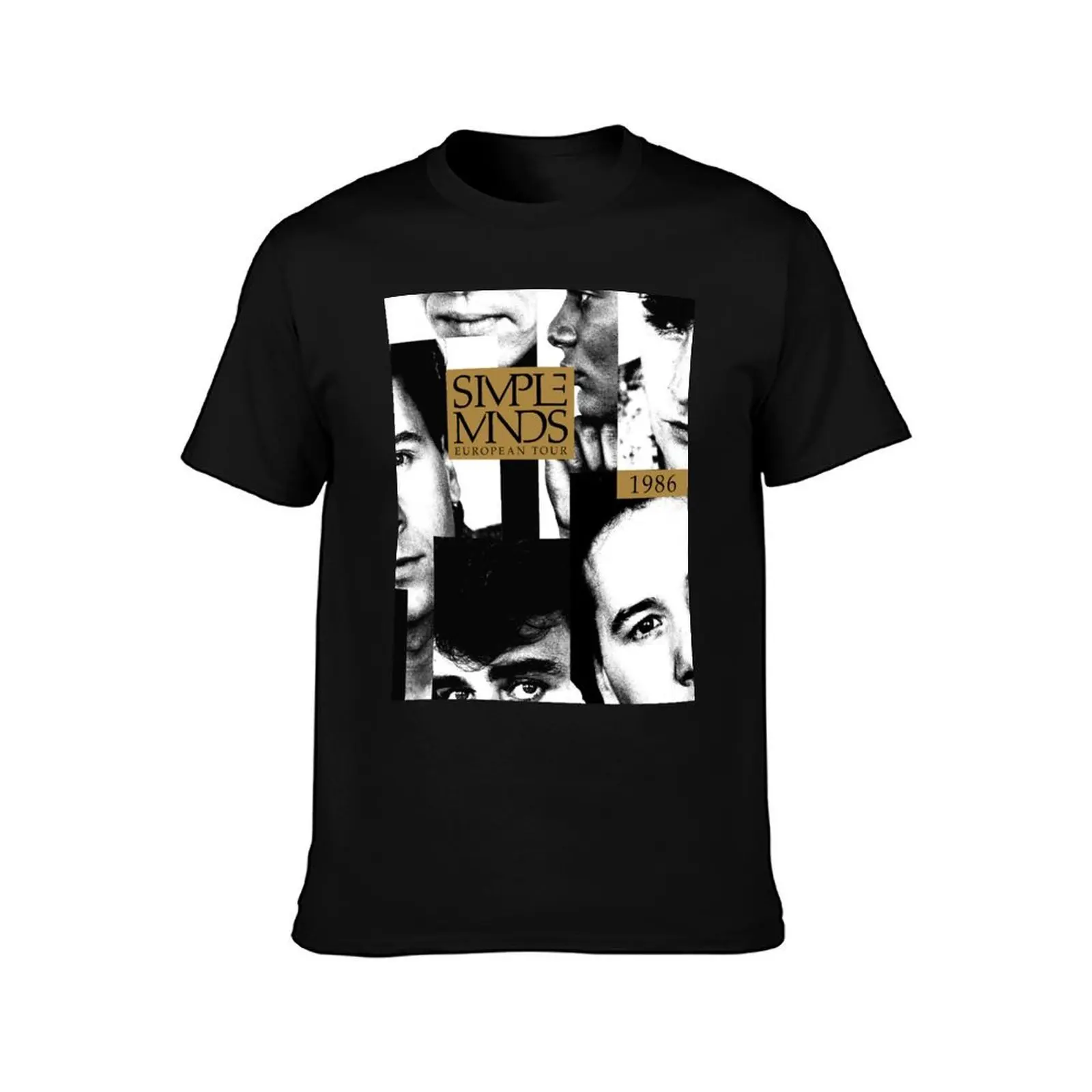 Simple Minds - Once Upon A Time European Tour 1986 T-Shirt, Summer Casual Cotton Tee, Oversized Streetwear Tops, 100% Cotton