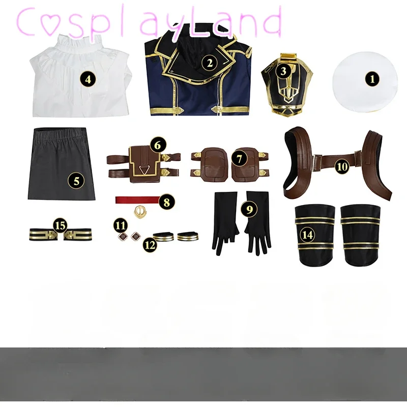 Legends2 Caitlyn Cosplay Costume Police Women Uniform Suit Game LOL Outfit Arcane Costumes with Accessories Full Set Roleplay