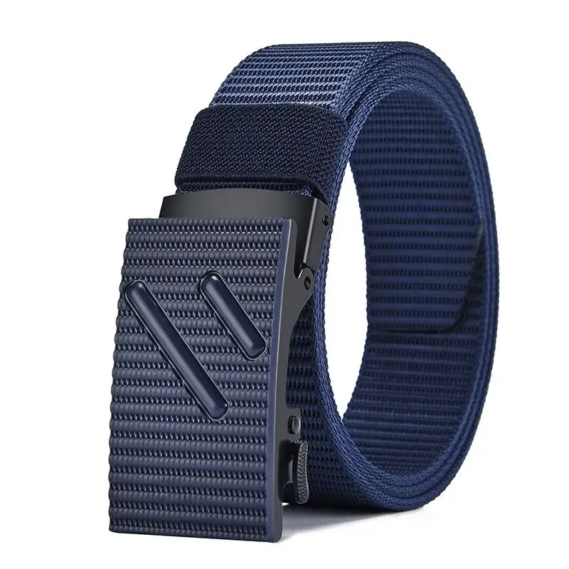 

Mens Nylon Automatic Belt Belts High Quality Jeans Fashion Luxury Strap Male Army Tactical Belt for Man Military Canvas HQ123