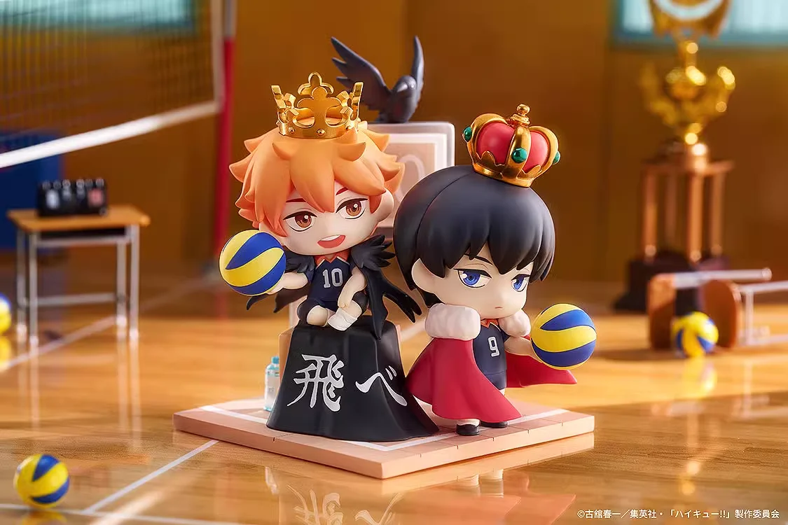 ต้นกําเนิด Haikyuu! Qset Hinata Shoyo Tobio Kageyama อะนิเมะรูปและ ys PVC รุ่น Kawaii Q Ver. คอลเลกชันตุ๊กตาของขวัญ