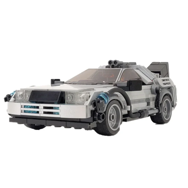 MOC Deloreaned Back to the Future Building BlockTruck Time Machine Assembly Technology ScienceFiction Racing Children's Gifts