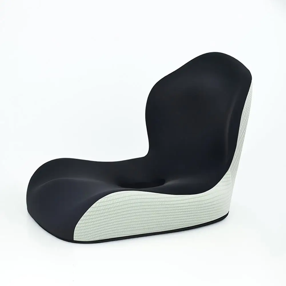 Ergonomic Seat Cushion Memory Foam Coccyx Cushion Ergonomic Memory Foam Seat Back Cushion Set for Pressure Relief Supportive