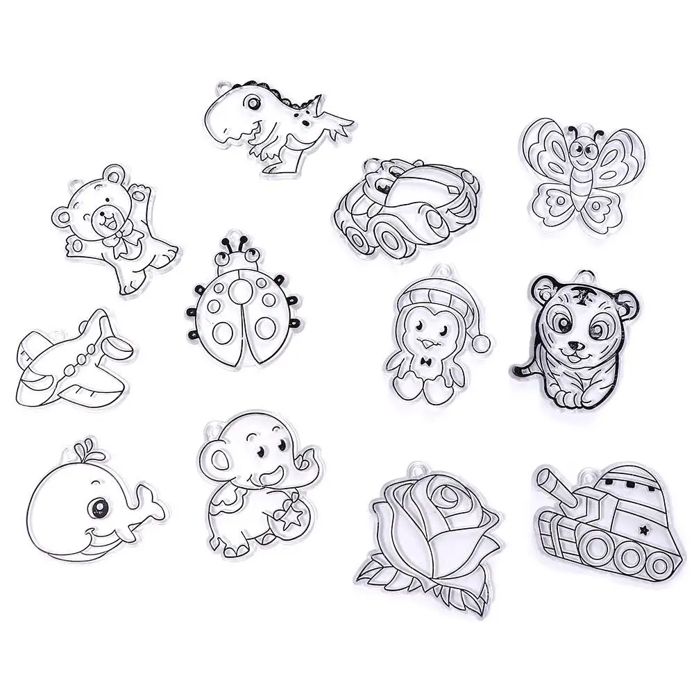 Home Decor Art Craft DIY Painting Crafts Cartoon Filing Drawing Board Window Painting  Sun Catcher Hanger Suncatchers Craft