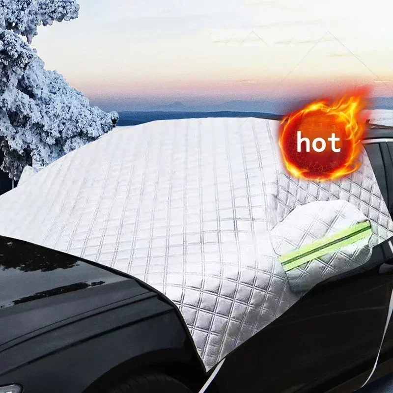 Hochwertige Auto-Sonnenschutzabdeckungen, Sonnenschutz für Autofenster, reflektierender Sonnenschutz für Windschutzscheiben, für SUV und normale Autos – Detail 8