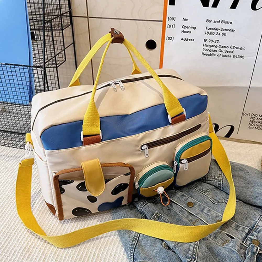 Borsone da viaggio Kawaii Borsa da viaggio a tracolla con separazione asciutta e bagnata Borsa da viaggio multitasca di grande capacità Borsa a tracolla da palestra da viaggio