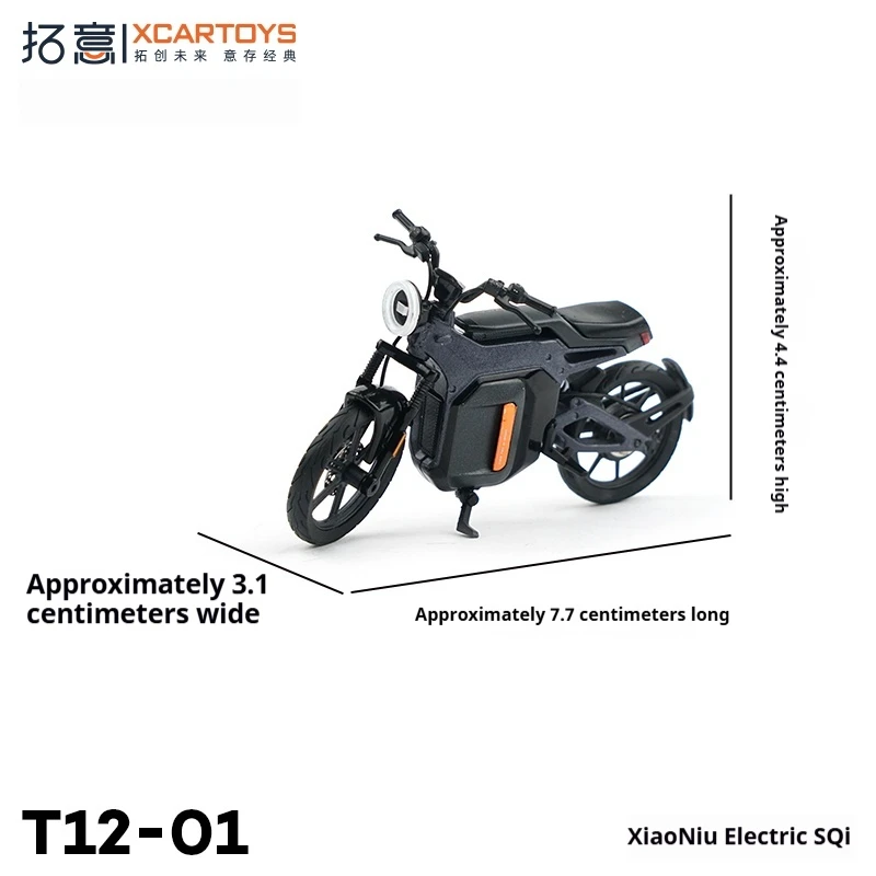 XCARTOYS 1:24 Lega fredda Modello in miniatura Scala Moto Giocattolo Auto Biciclette con ringhiere Veicolo giocattolo non controllato da remoto
