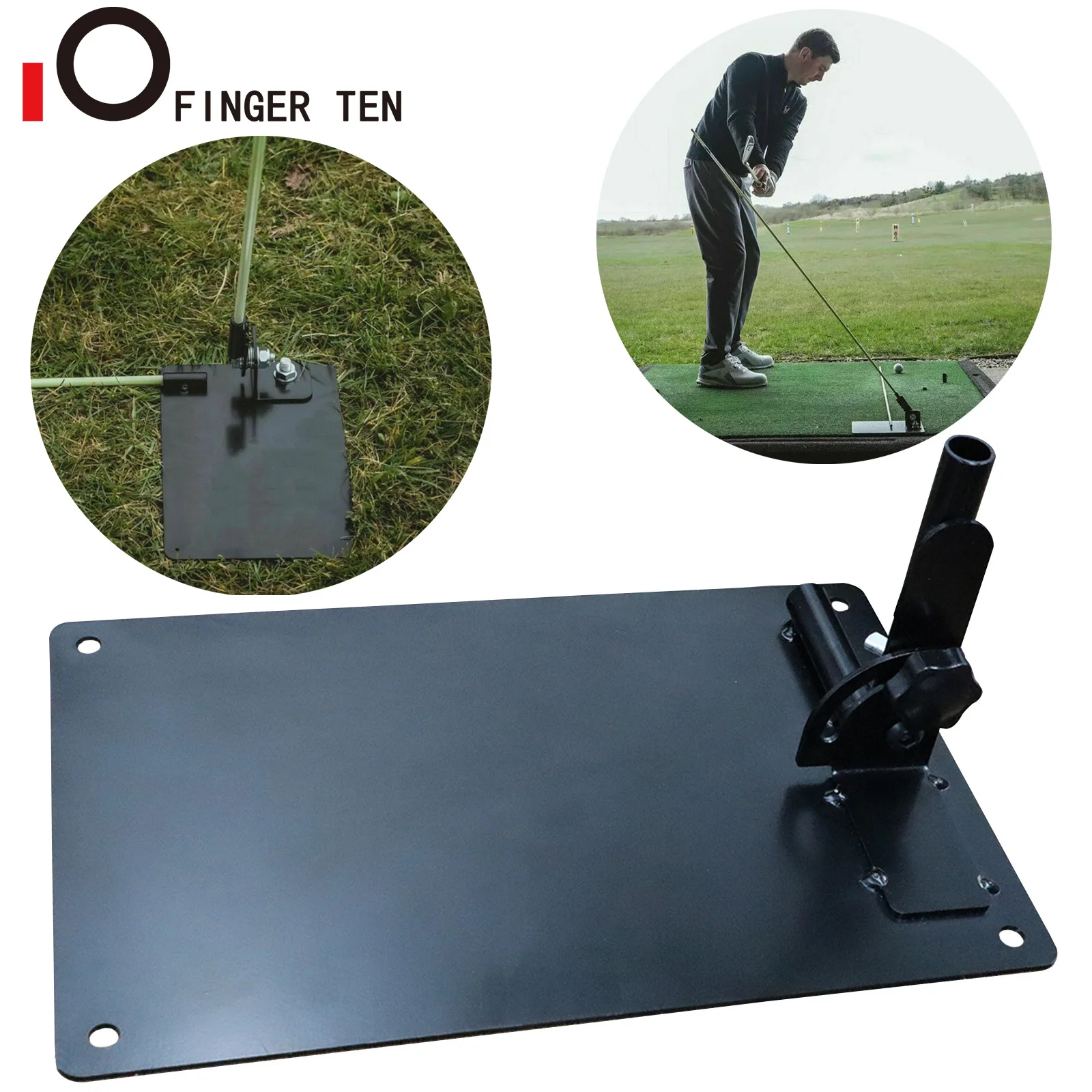 

New Practice Aid Golf Alignment Sticks Iron Plate Stand Aiming Putting Sticker Swing Training Tool Set Black Drop Shipping