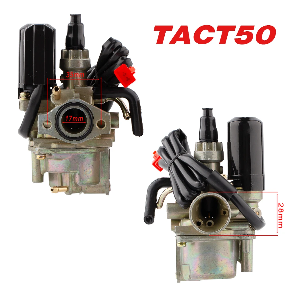 For Honda 50 TACT 50 Stroke 50cc Dio 50 AF24 2-Storke Motorcycle 17mm Carburetor