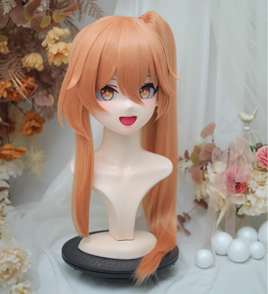 (NFD36--19) تخصيص كامل الرأس مع قفل جميلة أنثى/فتاة اليابانية Animego شخصية Kig تأثيري Kigurumi قناع كروسدريس دمية #2