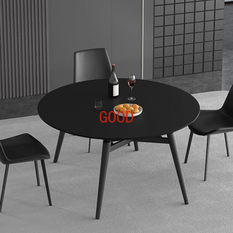 Nordic Round Coffee Dining Tables Kitchen Luxury Wood Dining Table Modern Minimalist Tavoli Da Pranzo Home Furniture ZT50DT