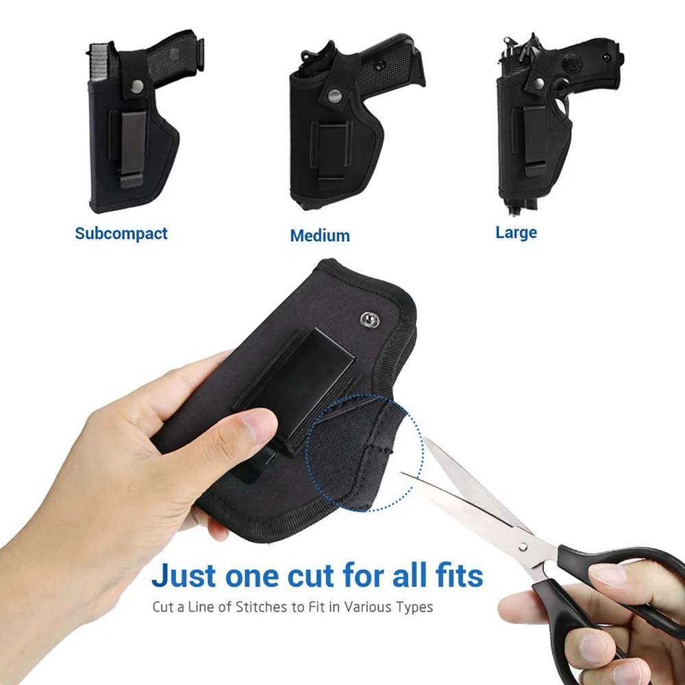 Universal Holster Concealed OWB IWB Holsters tactical for Right and Left Hand Fits G17 Taurus G2c G3 Walther PPK PPQ P238 view 5