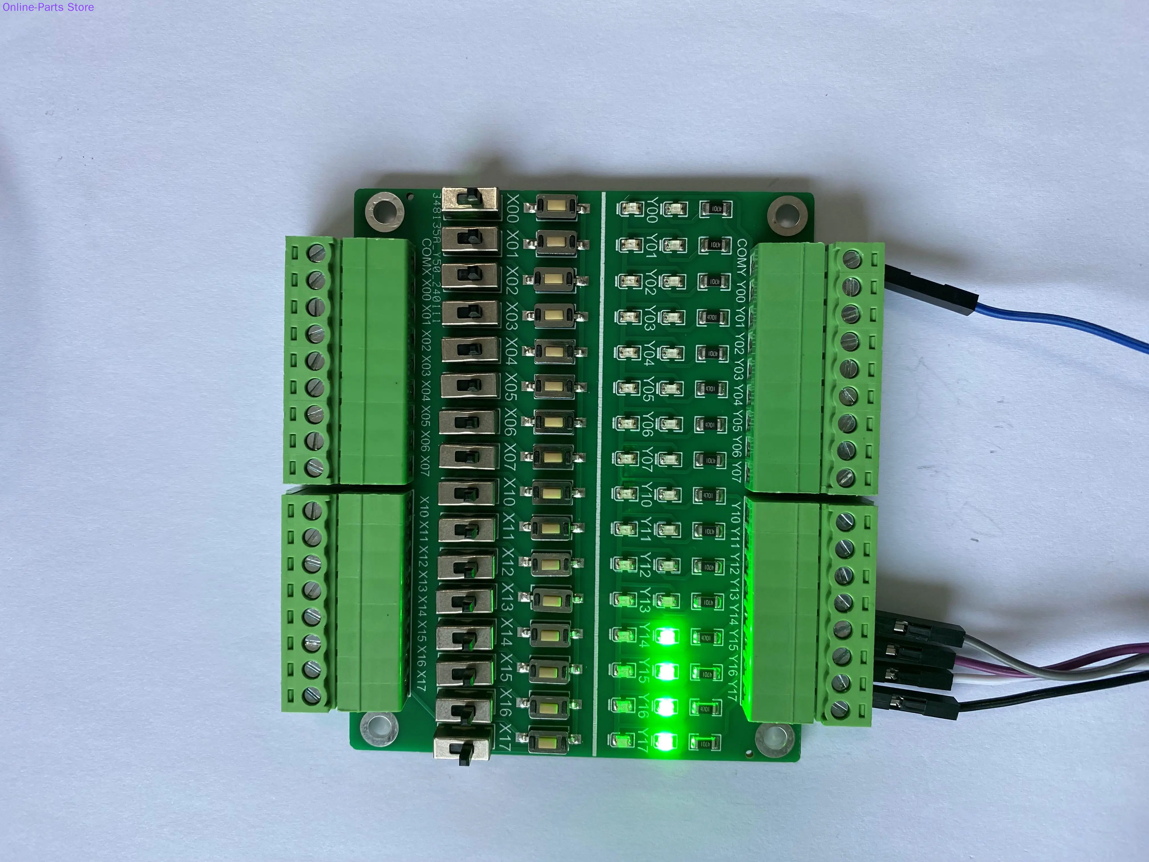 Imagem -02 - Switch Learning Module 16 Input And Output Test Board Button Toggle Switch Plc Depuração Simulação Board
