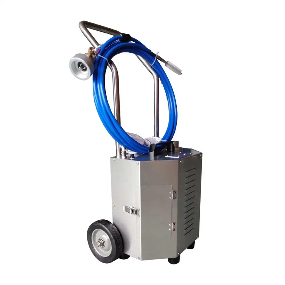 

Trolley Mobile Central Air Conditioning Pipeline Cleaning Machine Ac Motor Pulley Drive Pull Rod Blasting Machine