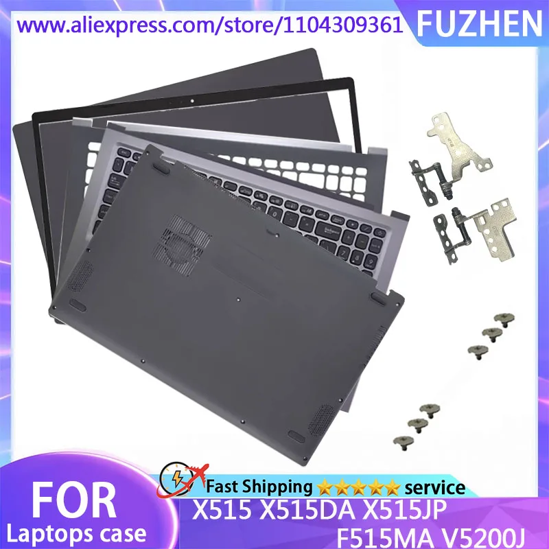 

New Cover For V5200J X515 X515DA X515JP F515MA LCD Back Cover/Front Frame/Palm Pad Keyboard/Bottom Cover/Hinge Gray