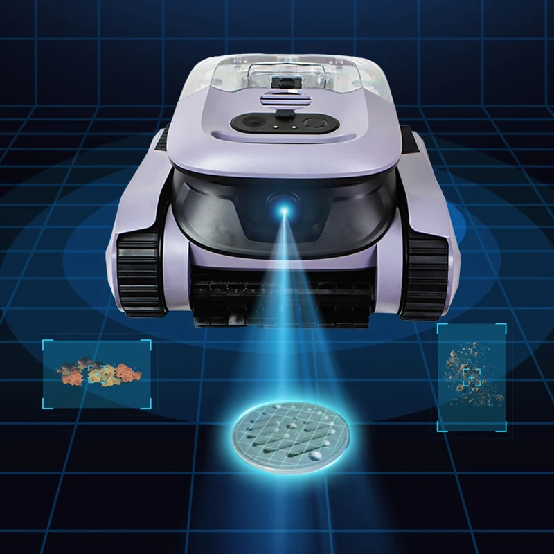 NF14 Automatic High Quality Portable Pool Robot Vacuum Cleaner with High Efficiency for In-Ground & Above-Ground Pools