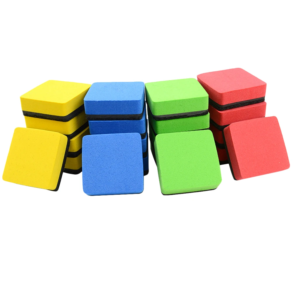 

24 pcs Magnetic Whiteboard Eraser Lightweight School Office Supplies Practical Blackboard Cleaning Tool Student