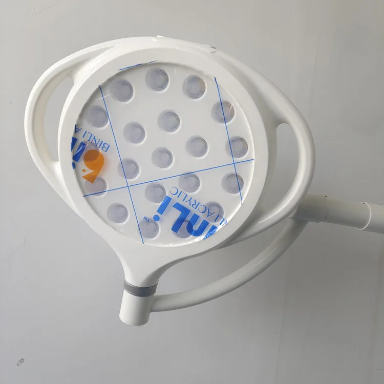 Mobile Surgical LED Shadowless Operating Lamp Electric Power Source Plastic and Metal Material Standing Surgical Light