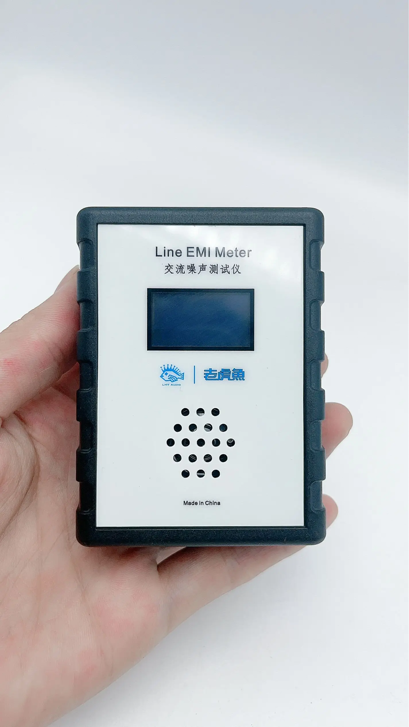 LHY AUDIO OLED Display Mains Noise Tester EMI Measuring Instrument Broadband AC Power Supply Ripple Analyzer line EMI meter