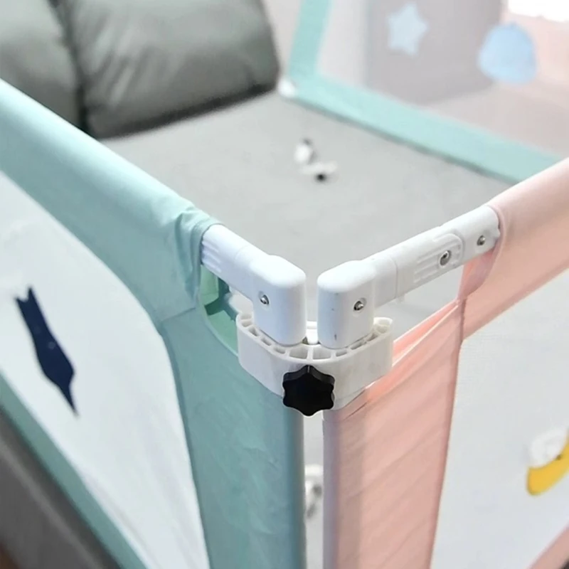 Kindveilige bedframehoeken Slot Wiegzijhekken Bevestigingsmiddelen Babybedbarrièresluitingen Essentiële kinderkamerhardware voor