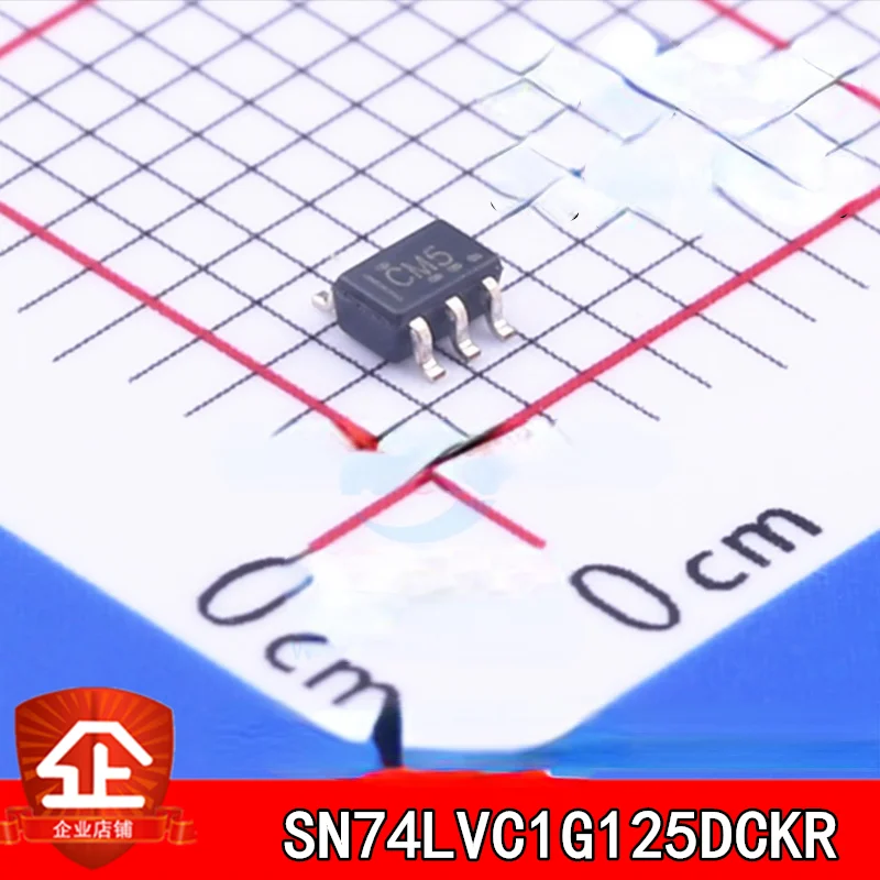 10pcs New and original SN74LVC1G125DCKR SC70-5 Screen printing:CM5 Logic - drive SN74LVC1G125DCKR LVC1G125DCKR SC70-5 CM5