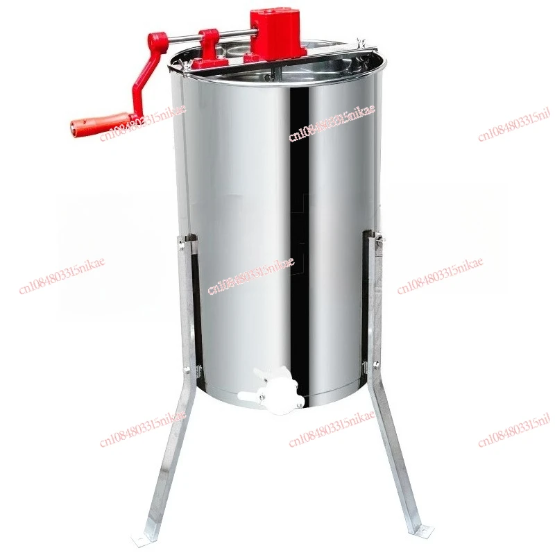 

3-кадровый экстрактор для меда, ручная экстракция для пчеловодства из нержавеющей стали, спиннер для сотовых барабанов с прозрачной крышкой, герметик