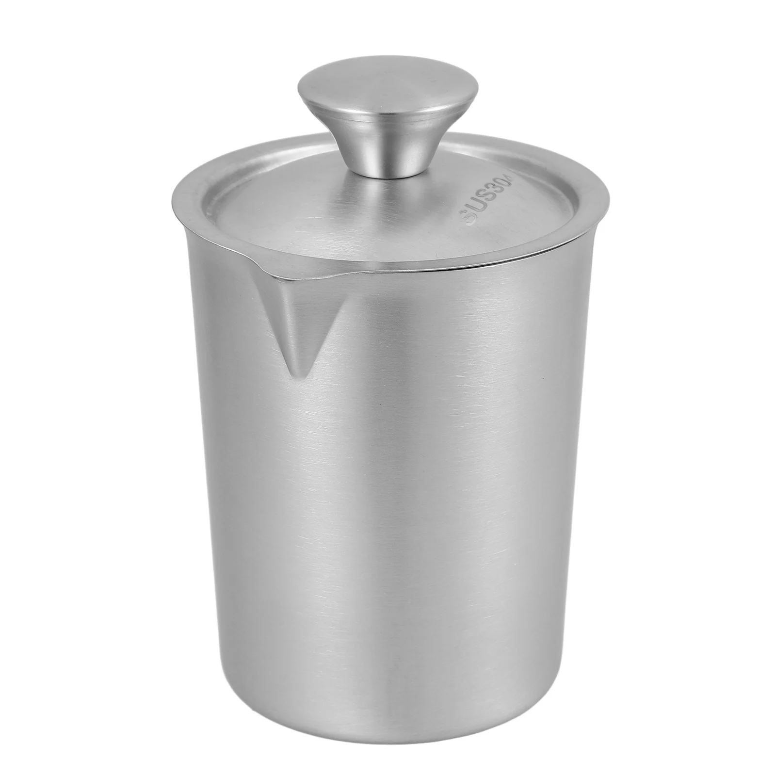 

500ml Stainless Steel Measuring Cup Spill Proof Lid Baking Laboratory Container Measuring Cup Baking Accessory