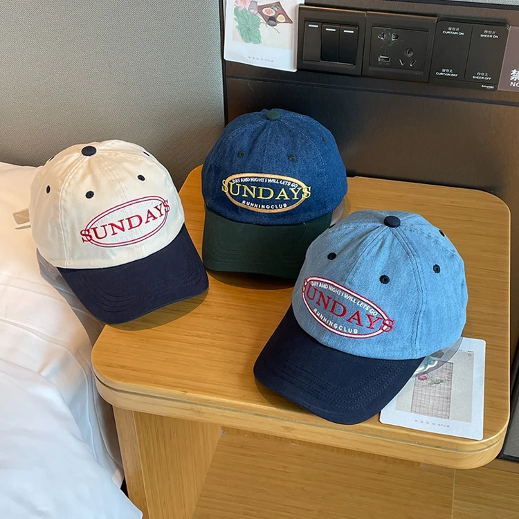 Designer Brand Baseball Hat Embroidered Alphabet Casual Denim Face Display Small Cap for Men and Women 골프모자 Hot Sell Free Mail