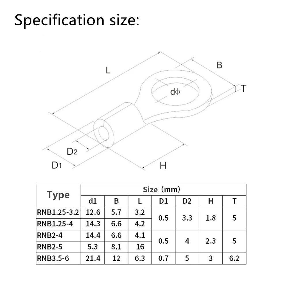 320Pcs Boxed Set Crimp Terminal and Pliers, Cold Pressed Terminal, U Shaped O Shaped Wire Connector 0.5-4mm Square Terminal Tool image 5