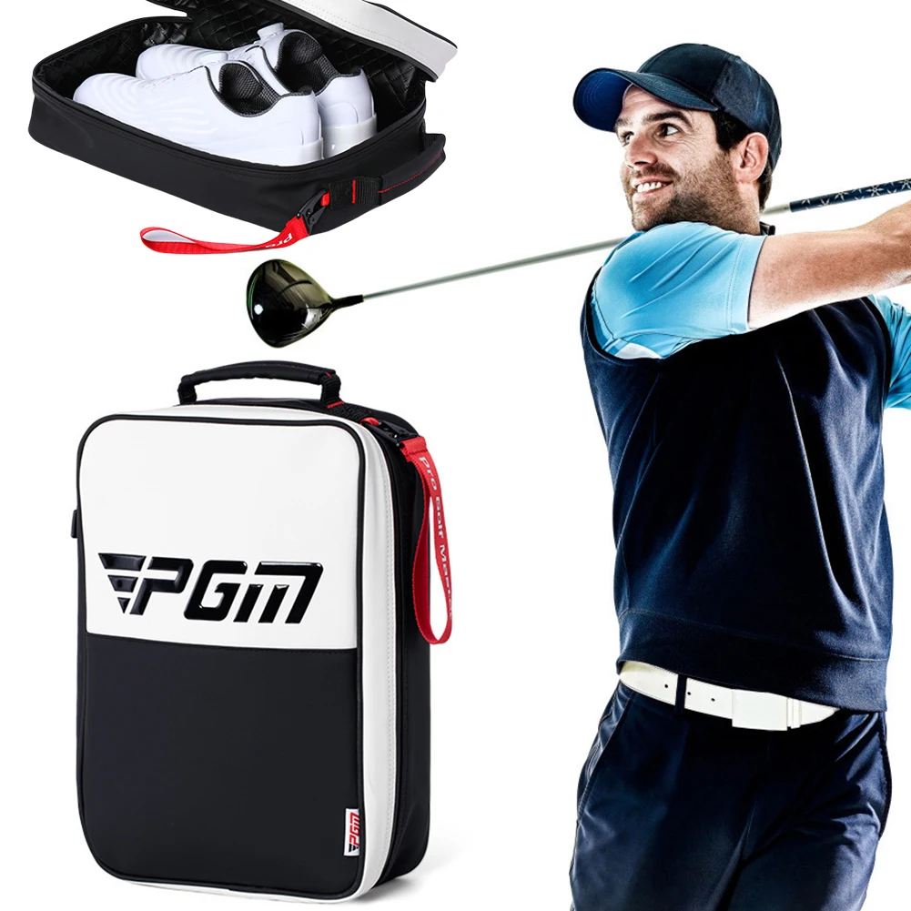 

Golf Shoe Bag Golf Shoe Carry Bag with Ventilation Travel Shoes Case Lightweight Golf Shoes Carry Tote Bag for Outdoor Sports