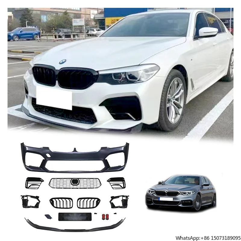 OUYE New High Quality ABS for 5 Series G30/G38 Body Kit for 18-20 Models Easy Installation Front/Rear Bumpers