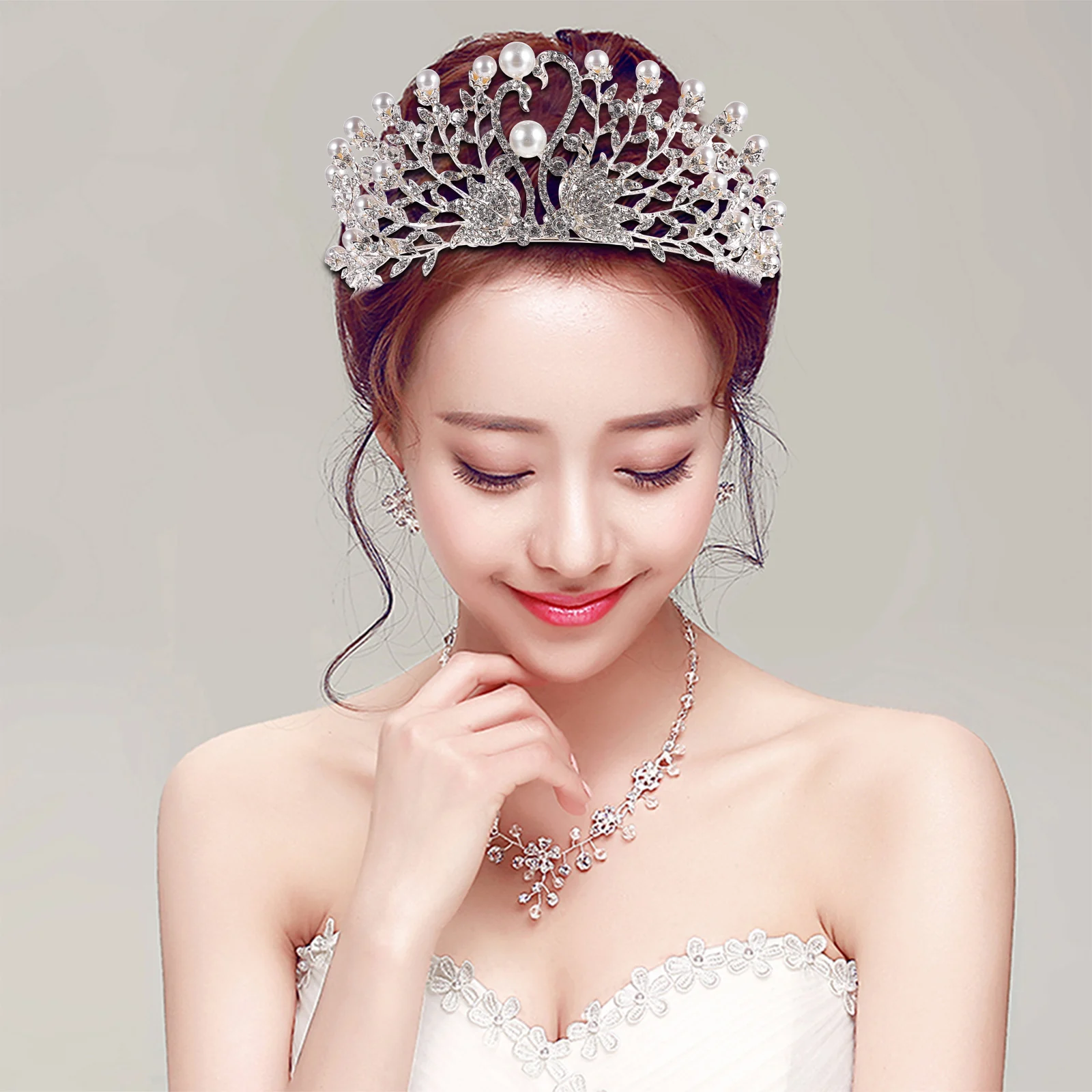

Bridal Tiara Crown Headdress Crown Headb Headb s Rhinestone Alloy Material Wedding Party Bridesmaid Hairstyle