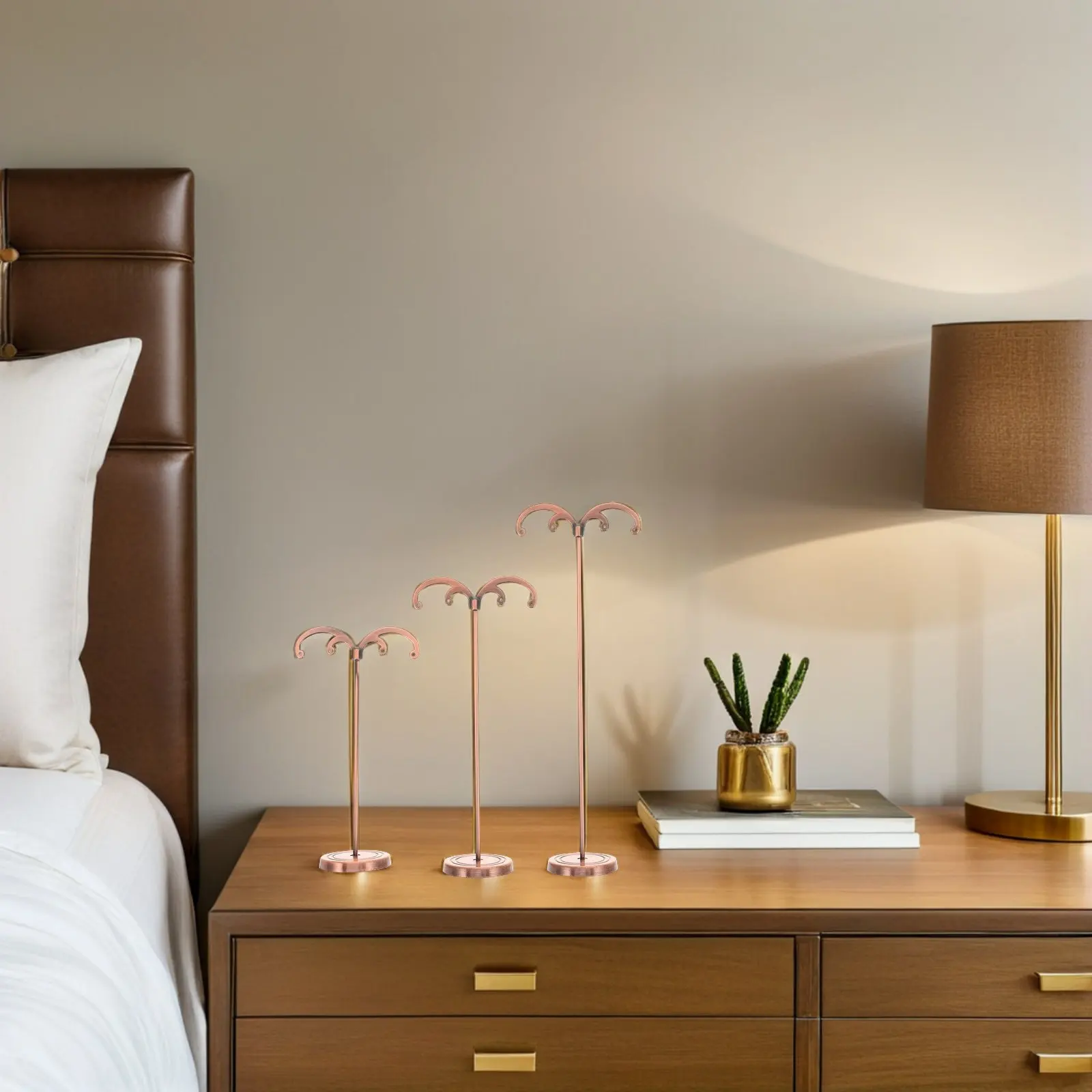 

3Pcs Metal Ear Ring Display Stand Organizer Holder Jewelry Storage Rack Hanging Earrings for Retail Travel Earring Rack