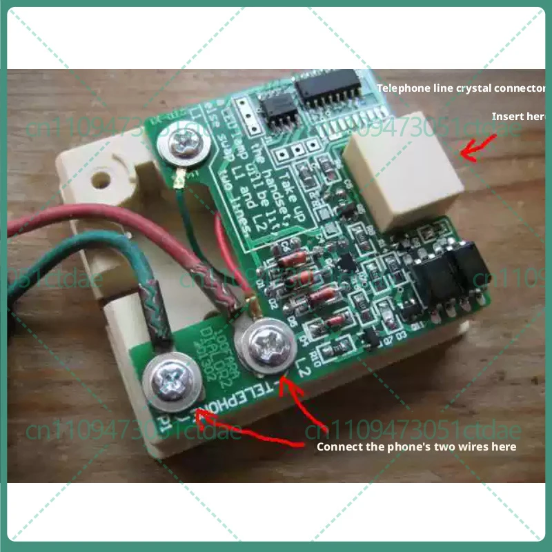 1-2pcs For International Enhanced Pulse To DTMF Adapter Vintage Rotary Telephone Support US EU Japan Landline Hardware