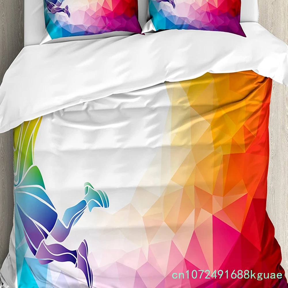 3pcs Bedding Set Basketball Court Stadium Home Textile Duvet Cover Pillow Case Boy Kid Teen Girl Bedding Covers Set