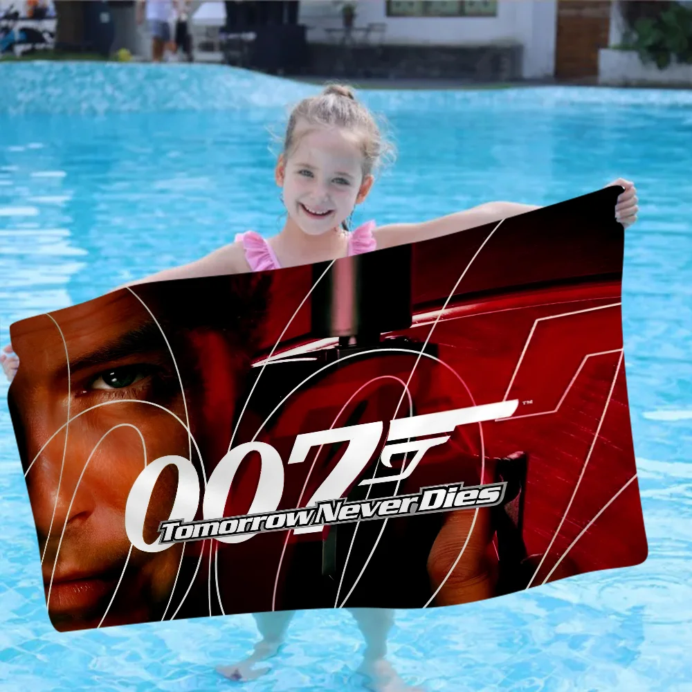 

James Movie B-Bond 007 Big Microfiber Beach Towels Quick Dry Towel Sand Beach Towels Pool Towel For Travel Swim Pool Yoga