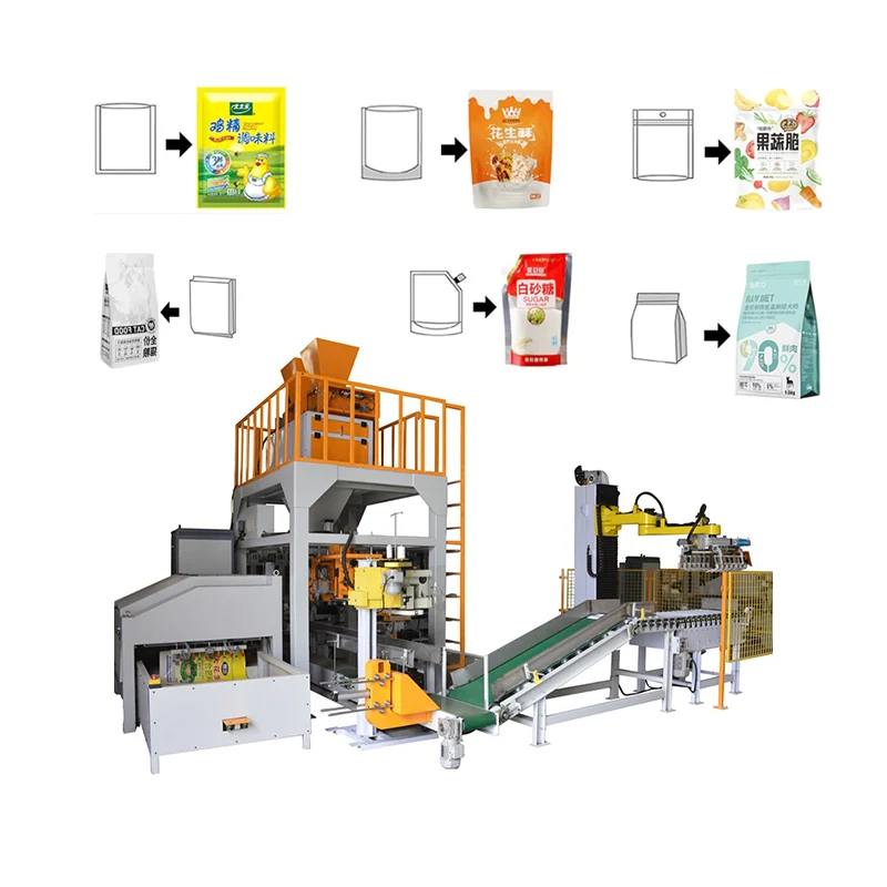Automatic Multifunctional Packaging Machine for Nuts, Corn Grains, Coffee, and Quantitative Granules  Package Machine Customized