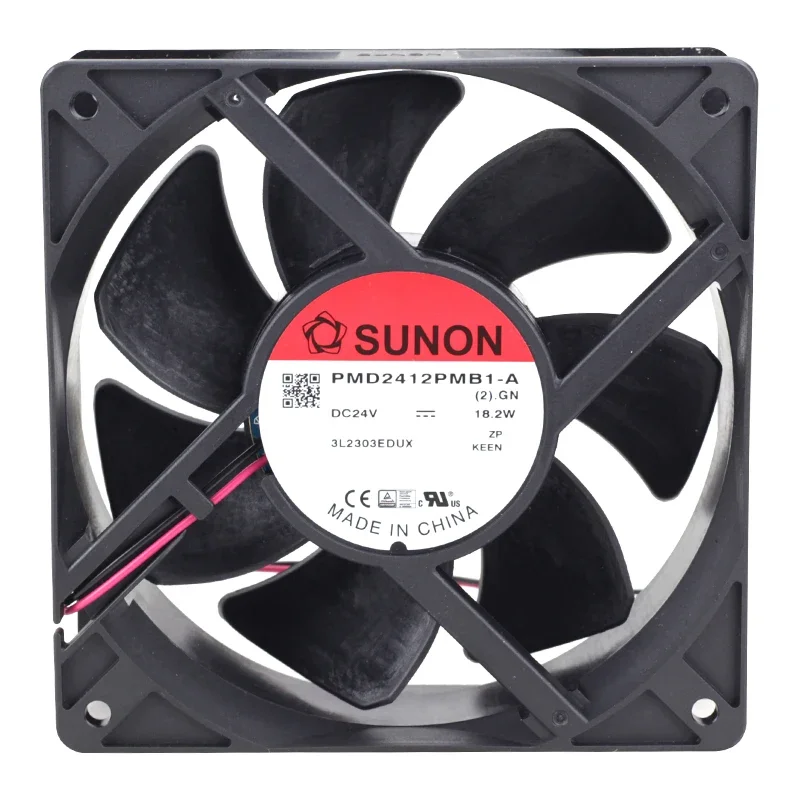 

New PMD2412PMB1-A 12038 120mm 24v 0.76A dual ball bearing cooling fan drive 120*120* 38MM