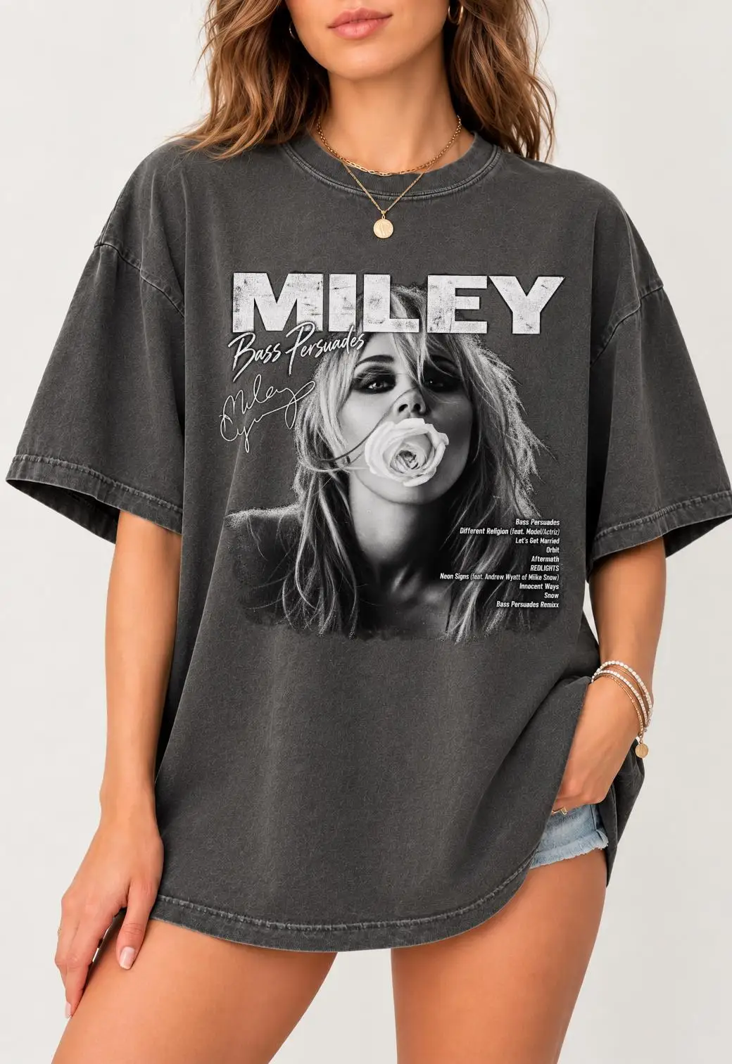 Miley Cyrus Vintage Shirt, Rare Bass Persuades Tee, Pepper Shirt, Hip Hop Streetwear Apparel, Aesthetic Cyrus Graphic Tee