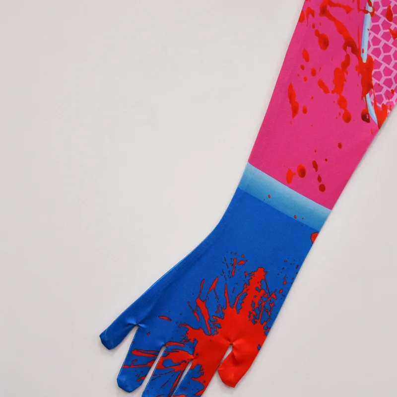 Candy 2025SuperKitties disfraz de Cosplay aterrador con sangre Halloween niños juego de rol Super Kitties mono y lindo Paj